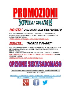 PROMOZIONI MOTEL A ORE IN PROVINCIA DI MANTOVA